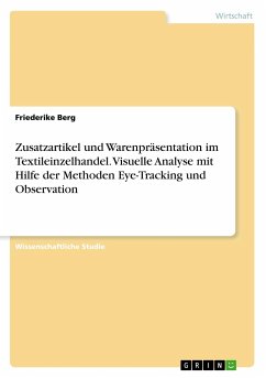 Zusatzartikel und Warenpräsentation im Textileinzelhandel. Visuelle Analyse mit Hilfe der Methoden Eye-Tracking und Observation