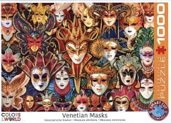 Eurographics 6000-5534 - Venezische Masken, Puzzle, 1.000 Teile