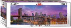 Eurographics 6010-5301 - Brooklyn Bridge New York, Panorama Puzzle - 1000 Teile