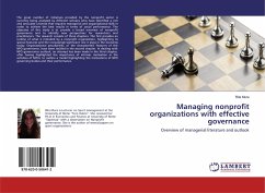 Managing nonprofit organizations with effective governance - Mura, Rita