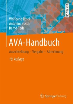 AVA-Handbuch - Rösel, Wolfgang;Busch, Antonius;Rode, Bernd