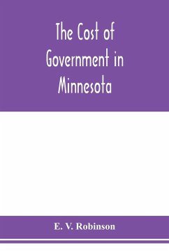 The cost of government in Minnesota - V. Robinson, E.