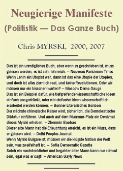 Neugierige Manifeste (Politistik - Das Ganze Buch) (eBook, ePUB) - Myrski, Chris