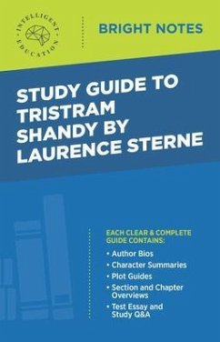Cover Study Guide to Tristram Shandy by Laurence Sterne (eBook, ePUB)