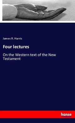 Four lectures - Harris, James R.