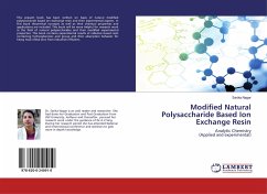 Modified Natural Polysaccharide Based Ion Exchange Resin