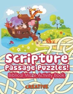 Scripture Passage Puzzles! Biblical Maze Activity Book - Creative Playbooks