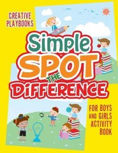 Simple Spot the Difference For Boys and Girls Activity Book - Creative Playbooks