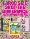 Large Size Spot the Difference Activity Book for Young Kids