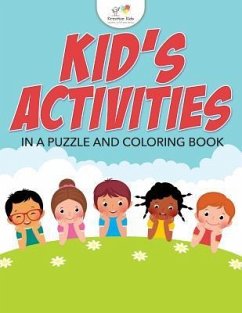 Kids' Activities in a Puzzle and Coloring Book - Kreative Kids