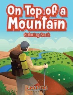 On Top of a Mountain Coloring Book - Creative Playbooks