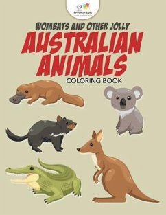 Wombats and Other Jolly Australian Animals Coloring Book - Kreative Kids