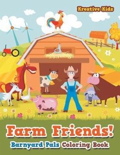 Farm Friends! Barnyard Pals Coloring Book - Kreative Kids