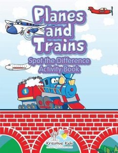 Planes and Trains Spot the Difference Activity Book - Kreative Kids