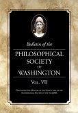 Bulletin of the Philosophical Society of Washington: Volume VII