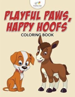 Playful Paws, Happy Hoofs Coloring Book - Kreative Kids