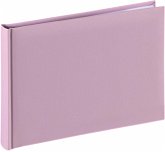 Hama Fine Art Buchalbum 24x17 36 weiße Seiten flieder 2749