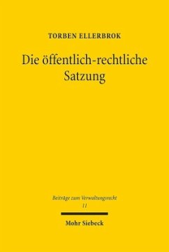 Die öffentlich-rechtliche Satzung - Ellerbrok, Torben