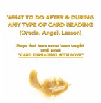 What to Do After & During Any Type of Card Reading (Oracle, Angel, Lesson) (eBook, ePUB)