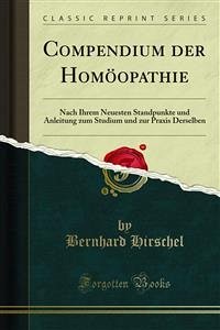 Compendium der Homöopathie (eBook, PDF)
