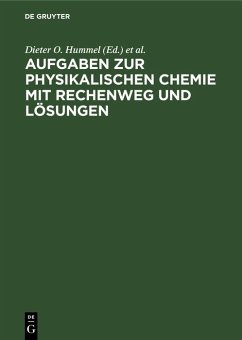 Cover Aufgaben zur physikalischen Chemie mit Rechenweg und Lösungen (eBook, PDF)