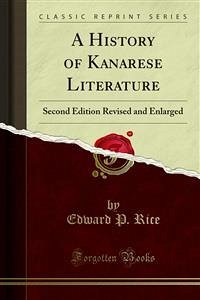 A History of Kanarese Literature (eBook, PDF)