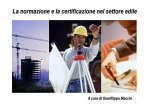 Normazione e certificazione nel settore edile (fixed-layout eBook, ePUB)