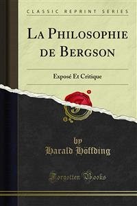 La Philosophie de Bergson (eBook, PDF) - Höffding, Harald