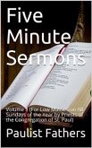 Five-minute Sermons for Low Masses on All Sundays Of The Year, Volume II (eBook, PDF)
