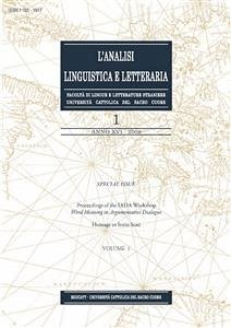 L'Analisi Linguistica e Letteraria 2008-1 (eBook, PDF) - AA.VV.