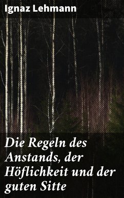 Die Regeln des Anstands, der Höflichkeit und der guten Sitte (eBook, ePUB) - Lehmann, Ignaz