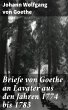 Briefe von Goethe an Lavater aus den... - Bild 1