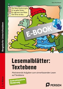 Lesemalblätter: Textebene (eBook, PDF) - Kirschbaum, Klara