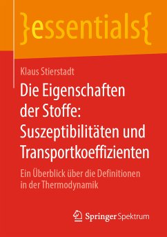 Die Eigenschaften der Stoffe: Suszeptibilitäten und Transportkoeffizienten (eBook, PDF) - Stierstadt, Klaus