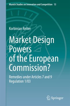 Market Design Powers of the European Commission? (eBook, PDF) - Reiter, Korbinian