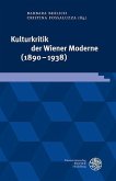 Kulturkritik der Wiener Moderne (1890-1938) (eBook, PDF)