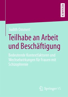 Teilhabe an Arbeit und Beschäftigung (eBook, PDF) - Ommert, Judith