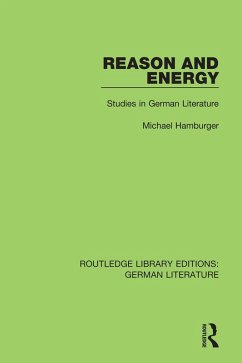 Reason and Energy (eBook, ePUB) - Hamburger, Michael