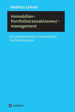 Immobilien-Portfoliotransaktionen-/ management (eBook, ePUB) - Lehner, Andreas