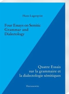 Four Essays on Semitic Grammar and Dialectology - Lagerqvist, Hans