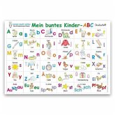 Mein buntes Kinder-ABC Druckschrift Lernposter DIN A3 laminiert