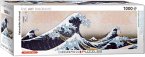 Eurographics 6010-5487 - Die große Welle von Kanagawa von Hokusai, Panorama Puzzle - 1000 Teile