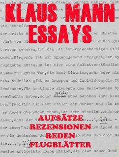 Essays (eBook, ePUB) - Mann, Klaus