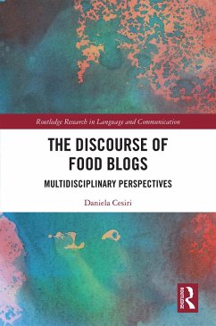 The Discourse of Food Blogs (eBook, ePUB) - Cesiri, Daniela