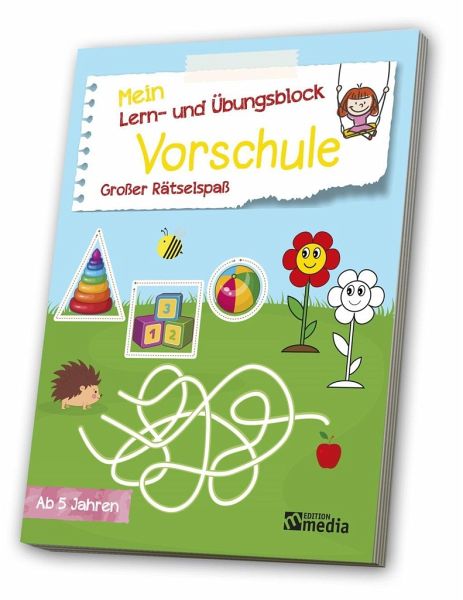 Mein Lern- & Übungsblock<BR>Vorschule: Großer Rätselspaß Mein Lern- & Übungsblock<BR>Vorschule: Großer Rätselspaß
