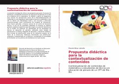 Propuesta didáctica para la contextualización de contenidos