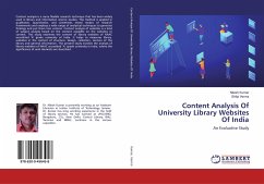 Content Analysis Of University Library Websites Of India