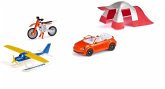 SIKU 6325 - Freizeit Set, 4-teilig (Cabrio, Cross-Motorrad, Wasserflugzeug, Zelt), Geschenk-Set, Siku Super SIKU 6325 - Freizeit Set, 4-teilig (Cabrio, Cross-Motorrad, Wasserflugzeug, Zelt), Geschenk-Set, Siku Super