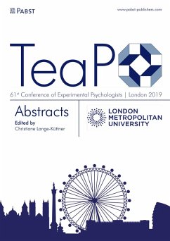 Cover Abstracts of the 61st Conference of Experimental Psychologists (eBook, PDF)