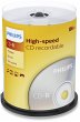 1x100 Philips CD-R 80Min 700MB 52x SP - Bild 1
